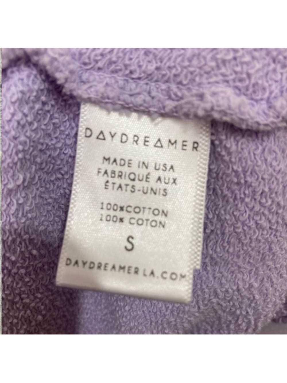 Daydreamer Pink Floyd Animals Tour 77 Lavender Sweatshirt Size Small Lilac Haze - Picture 9 of 10